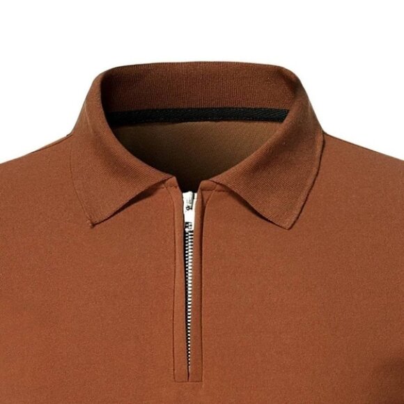 Brown Mens Polo Shirt - Picture 5 of 5